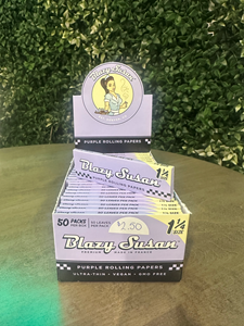Blazy Susan Purple Rolling Papers 1 1/4